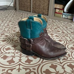 Frye Short Cowboy Boots